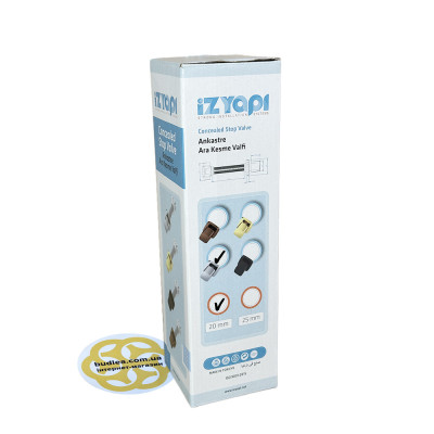 Будкрам купить Запорный клапан Elixir 1/2" скрытого монтажа, с краном Sanpreis Запорный клапан Elixir 1/2" скрытого монтажа, с краном Sanpreis 6