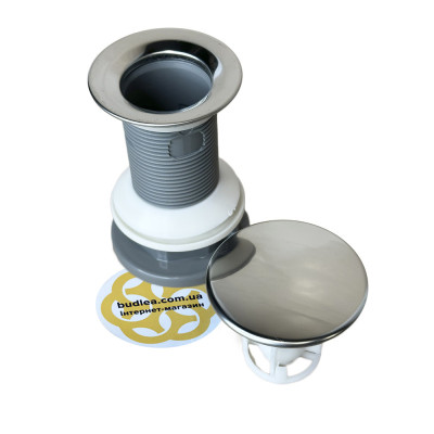 Будкрам купити Донний клапан для раковини FELIX 1-1/4" із системою CLICK-CLACK Sanpreis Донний клапан для раковини FELIX 1-1/4" із системою CLICK-CLACK Sanpreis 3