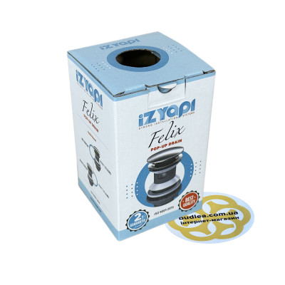 Будкрам купити Донний клапан для раковини FELIX 1-1/4" із системою CLICK-CLACK Sanpreis Донний клапан для раковини FELIX 1-1/4" із системою CLICK-CLACK Sanpreis 5