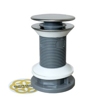 Будкрам купити Донний клапан для раковини FELIX 1-1/4" із системою CLICK-CLACK Sanpreis Донний клапан для раковини FELIX 1-1/4" із системою CLICK-CLACK Sanpreis 2