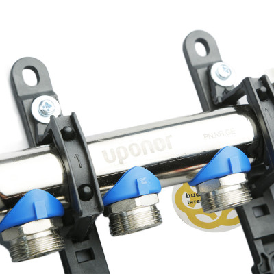 Будкрам купить Коллектор Uponor H 1“SN 7XG3/4“MT″  7 контуров, латунь Uponor Коллектор Uponor H 1“SN 7XG3/4“MT″  7 контуров, латунь Uponor 3