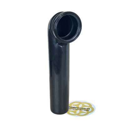 Будкрам купить Соединительное колено Ø90х450 мм для подвесного унитаза, черный Sanpreis