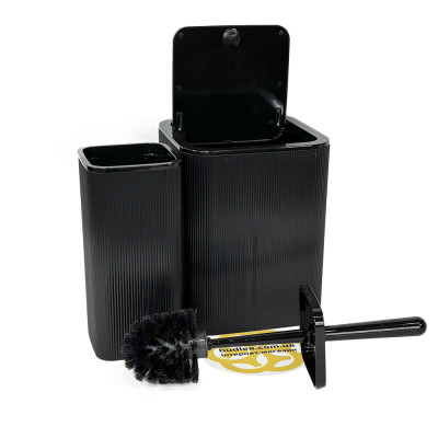 Будкрам купить Набор аксессуаров для ванной комнаты STELLA 5, черный OKYANUS Набор аксессуаров для ванной комнаты STELLA 5, черный OKYANUS 4