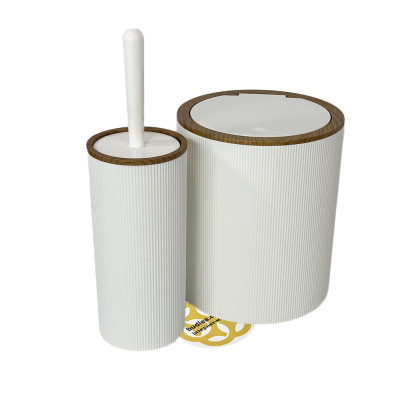 Будкрам купити Набір аксесуарів для ванної кімнати ROUND 5в1, білий OKYANUS Набір аксесуарів для ванної кімнати ROUND 5в1, білий OKYANUS 4