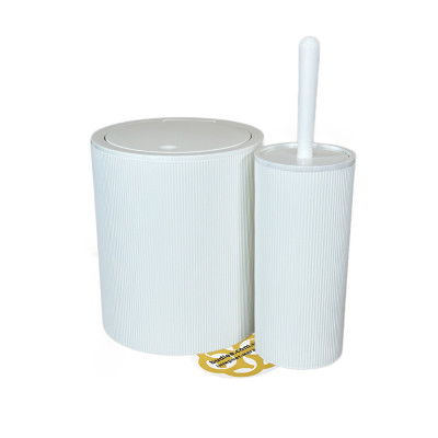 Будкрам купить Набор аксессуаров для ванной комнаты ROUND 5в1, круглый, белый OKYANUS Набор аксессуаров для ванной комнаты ROUND 5в1, круглый, белый OKYANUS 6