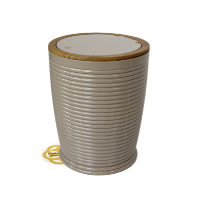 Будкрам купить Набор аксессуаров для ванной комнаты ELEGANCE 5в1, круглый, мокко, ободок дерево OKYANUS Набор аксессуаров для ванной комнаты ELEGANCE 5в1, круглый, мокко, ободок дерево OKYANUS 2