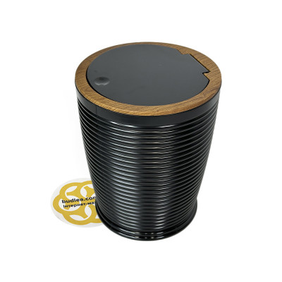 Будкрам купить Набор аксессуаров для ванной комнаты ELEGANCE 5в1, круглый, черный, ободок дерево OKYANUS Набор аксессуаров для ванной комнаты ELEGANCE 5в1, круглый, черный, ободок дерево OKYANUS 5