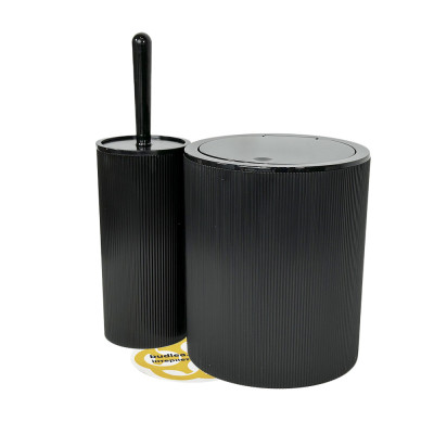 Будкрам купити Набір аксесуарів для ванної кімнати ROUND 5в1, чорний OKYANUS Набір аксесуарів для ванної кімнати ROUND 5в1, чорний OKYANUS 4