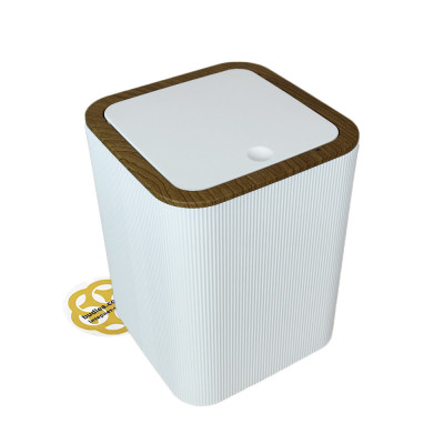 Будкрам купить Набор аксессуаров для ванной комнаты STRIPED 5в1, квадратный, белый, ободок дерево OKYANUS Набор аксессуаров для ванной комнаты STRIPED 5в1, квадратный, белый, ободок дерево OKYANUS 3