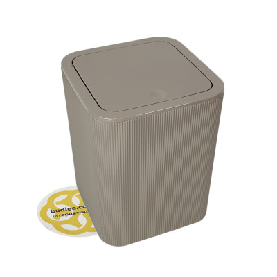 Будкрам купить Набор аксессуаров для ванной комнаты STRIPED 5в1, квадратный, мокко  OKYANUS Набор аксессуаров для ванной комнаты STRIPED 5в1, квадратный, мокко  OKYANUS 5