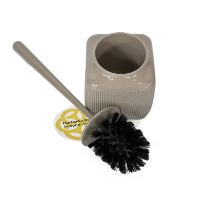 Будкрам купить Набор аксессуаров для ванной комнаты STRIPED 5в1, квадратный, мокко  OKYANUS Набор аксессуаров для ванной комнаты STRIPED 5в1, квадратный, мокко  OKYANUS 3