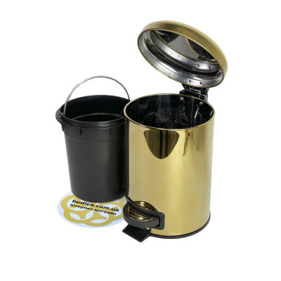 Будкрам купить Набор для ванной с ершиком ELIT, ведро с микролифтом 3Л, золотой VINKS Набор для ванной с ершиком ELIT, ведро с микролифтом 3Л, золотой VINKS 4