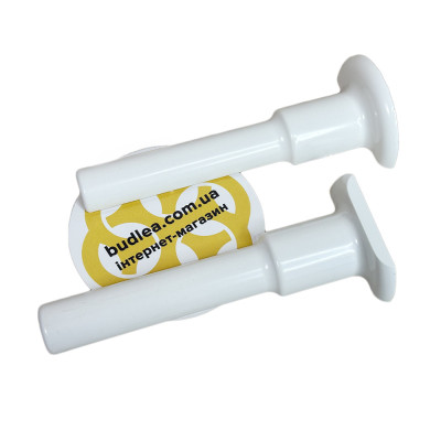 Будкрам купити Накладка на трубу опалення, пластик, білий Sanpreis Накладка на трубу опалення, пластик, білий Sanpreis 2