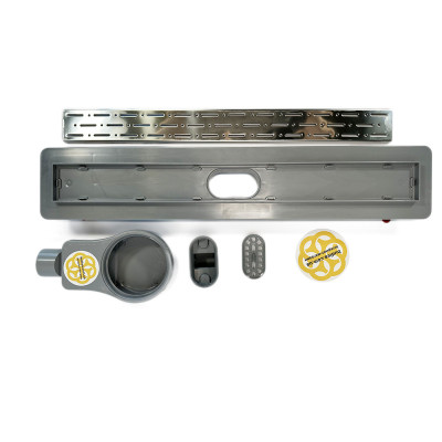 Будкрам купити Трап для душу LUNA ROTATION 80 см з фланцем, сітка дощ, поворотний сифон, подвійний затвор Sanpreis Трап для душу LUNA ROTATION 80 см з фланцем, сітка дощ, поворотний сифон, подвійний затвор Sanpreis 2