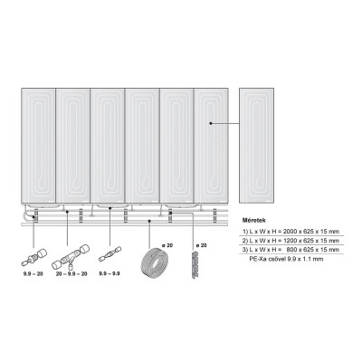 Будкрам купить Панель Uponor Renovis 2.0х0625 м, ART1061168 Uponor Панель Uponor Renovis 2.0х0625 м, ART1061168 Uponor 4