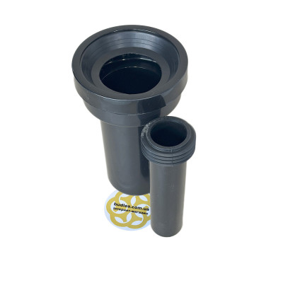 Будкрам купить Комплект патрубков Ø90х220+Ø45х180 мм для подвесного унитаза, черный Sanpreis Комплект патрубков Ø90х220+Ø45х180 мм для подвесного унитаза, черный Sanpreis 3