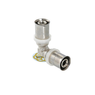 Будкрам купить Пресс-фитинг уголок 90º  VALTEC 16х16, нержавеющая сталь Sanpreis