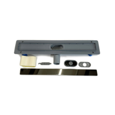 Будкрам купить Душевой трап PRIME SCALA 60 см с мемброной, горизонтальный, поворотный сифон, решетка под плитку Sanpreis Душевой трап PRIME SCALA 60 см с мемброной, горизонтальный, поворотный сифон, решетка под плитку Sanpreis 3