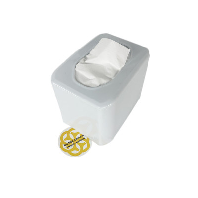 Будкрам купить Диспенсер для салфеток настольный пружинный, горизонтальный, пластик, белый Afacan Plastik