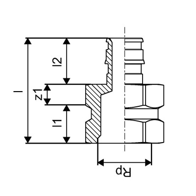 Будкрам купить Штуцер латунный  Ø20х3/4" Uponor Q&E  с внутренней резьбой Uponor Штуцер латунный  Ø20х3/4" Uponor Q&E  с внутренней резьбой Uponor 2