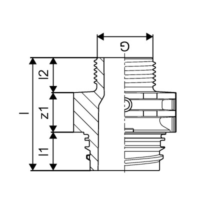 Будкрам купить Штуцер Uponor Aqua Plus PPM 1″xG3/4″ с наружной резьбой Uponor Штуцер Uponor Aqua Plus PPM 1″xG3/4″ с наружной резьбой Uponor 2