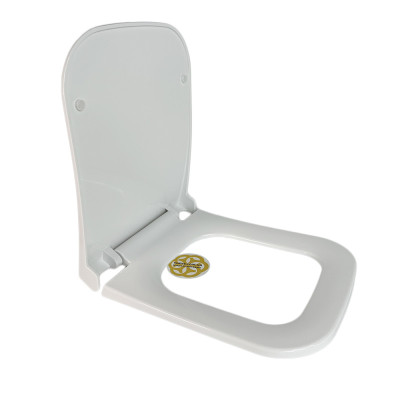 Будкрам купить Крышка для унитаза с микролифтом YAKOT, термопласт Sanpreis Крышка для унитаза с микролифтом YAKOT, термопласт Sanpreis 4