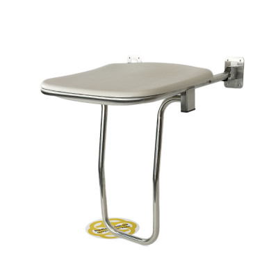 Будкрам купить Сиденье для душа откидное, пластиковая сидушка, 38.5x37.5x2.5см Sanpreis