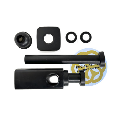 Будкрам купить Сифон для раковины Quad 1-1/4" универсальный 200-250 мм, квадратный, черный Sanpreis Сифон для раковины Quad 1-1/4" универсальный 200-250 мм, квадратный, черный Sanpreis 2