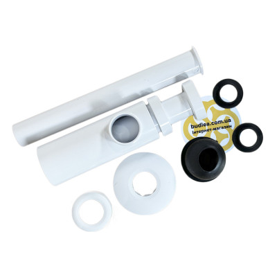 Будкрам купить Сифон для раковины с клапаном MOON 1-1/4" универсальный 200-250 мм, круглый, белый Sanpreis Сифон для раковины с клапаном MOON 1-1/4" универсальный 200-250 мм, круглый, белый Sanpreis 2