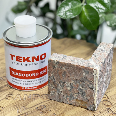 Будкрам купити Клей поліефірний Teknobond 220 для каменю та граніту, 1,2 кг TEKNO Клей поліефірний Teknobond 220 для каменю та граніту, 1,2 кг TEKNO 2