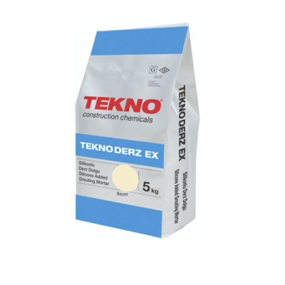 Будкрам купити Затирка для швів Teknoderz EX, кремова, еластична, 5 кг TEKNO Затирка для швів Teknoderz EX, кремова, еластична, 5 кг TEKNO 2