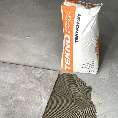 Будкрам купить Клей для керамической плитки Teknofay C1T на цементной основе, серый, 25 кг TEKNO Клей для керамической плитки Teknofay C1T на цементной основе, серый, 25 кг TEKNO 2