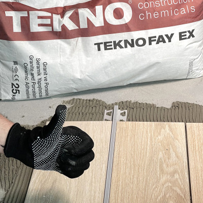 Будкрам купити Клей для керамічної плитки Teknofay EX C2TE, тиксотропний, підвищеної міцності, сірий, 25 кг TEKNO Клей для керамічної плитки Teknofay EX C2TE, тиксотропний, підвищеної міцності, сірий, 25 кг TEKNO 2