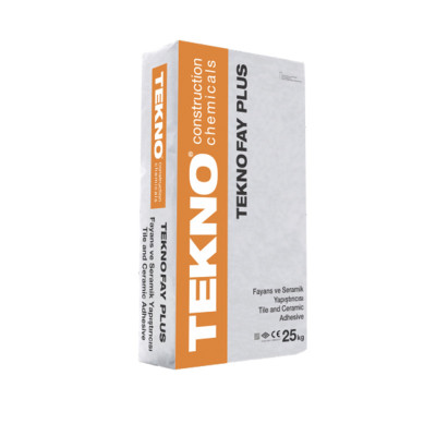 Будкрам купить Клей для керамической плитки Teknofay Plus-C1TE однокомпонентный, белый, 25 кг TEKNO