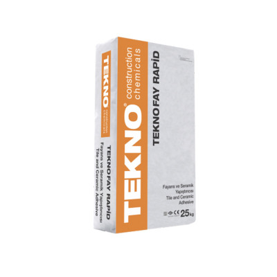 Будкрам купить Клей тиксотропный для керамики и гранита Teknofay Rapid быстротвердеющий, серый, 25 кг TEKNO