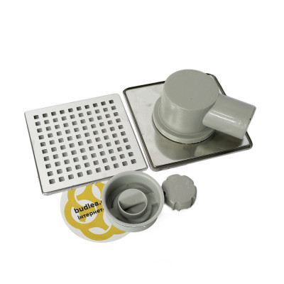 Будкрам купить Душевой трап LEGAL 15x15 см, горизонтальный, комбинированный затвор, решетка квадрат Sanpreis Душевой трап LEGAL 15x15 см, горизонтальный, комбинированный затвор, решетка квадрат Sanpreis 3