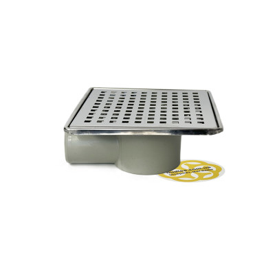 Будкрам купить Душевой трап LEGAL 15x15 см, горизонтальный, комбинированный затвор, решетка квадрат Sanpreis Душевой трап LEGAL 15x15 см, горизонтальный, комбинированный затвор, решетка квадрат Sanpreis 2