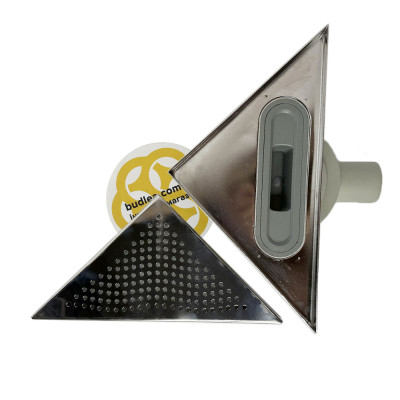 Будкрам купити Душовий трап TRIANGLE LEGAL 23,4х33 см, поворотний сифон горизонтальний, з гідрозатвором, решітка коло Sanpreis Душовий трап TRIANGLE LEGAL 23,4х33 см, поворотний сифон горизонтальний, з гідрозатвором, решітка коло Sanpreis 4