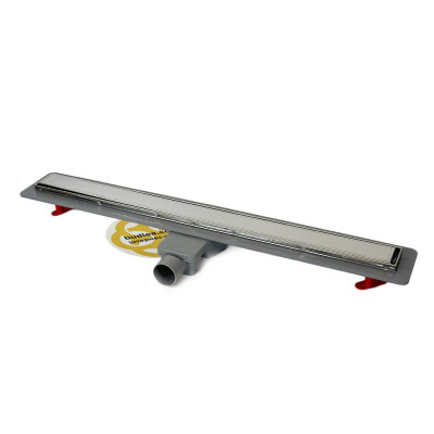 Будкрам купити Душовий трап LUNA GALA FLAMAD 80 см з фланцем, поворотний s-сифон, горизонтальний, грати під плитку Sanpreis Душовий трап LUNA GALA FLAMAD 80 см з фланцем, поворотний s-сифон, горизонтальний, грати під плитку Sanpreis 3