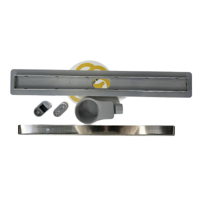 Будкрам купити Душовий трап LUNA GALA FLAMAD 80 см з фланцем, поворотний s-сифон, горизонтальний, грати під плитку Sanpreis Душовий трап LUNA GALA FLAMAD 80 см з фланцем, поворотний s-сифон, горизонтальний, грати під плитку Sanpreis 2