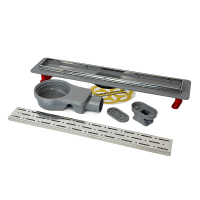 Будкрам купить Душевой трап LUNA FRAMED 50 см с фланцем, поворотный s-сифон, горизонтальный, решетка дождь Sanpreis Душевой трап LUNA FRAMED 50 см с фланцем, поворотный s-сифон, горизонтальный, решетка дождь Sanpreis 2