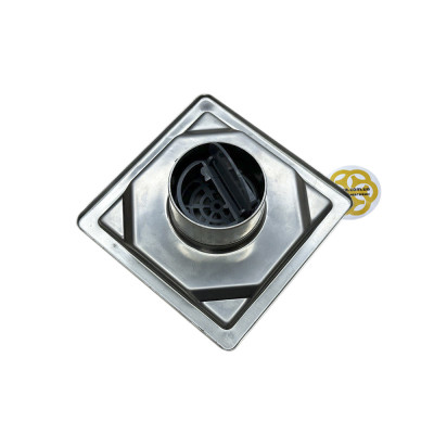 Будкрам купити Трап для душу SLIM DIRECT 11.5х11.5 см вертикальний, нержавіюча сталь Sanpreis Трап для душу SLIM DIRECT 11.5х11.5 см вертикальний, нержавіюча сталь Sanpreis 2