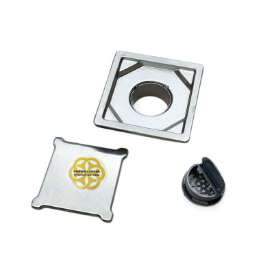 Будкрам купити Трап для душу SLIM DIRECT 11.5х11.5 см вертикальний, нержавіюча сталь Sanpreis Трап для душу SLIM DIRECT 11.5х11.5 см вертикальний, нержавіюча сталь Sanpreis 4