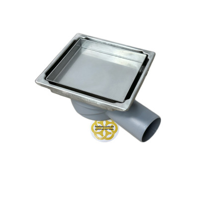 Будкрам купити Трап для душу TILE INSERT DIRECT 15х15 см горизонтальний, нержавіюча сталь Sanpreis