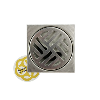 Будкрам купить Душевой трап SCALA 10x10 см, вертикальный, сухой затвор, решетка нержавеющая сталь Sanpreis Душевой трап SCALA 10x10 см, вертикальный, сухой затвор, решетка нержавеющая сталь Sanpreis 2