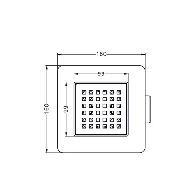 Будкрам купити Душовий трап STD 10x10 см, горизонтальний поворотний сифон, комбінований затвор, решітка квадрат Sanpreis Душовий трап STD 10x10 см, горизонтальний поворотний сифон, комбінований затвор, решітка квадрат Sanpreis 7