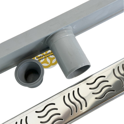 Будкрам купить Душевой трап CLASSIC 70 см, вертикальный, гидрозатвор, решетка волна Sanpreis Душевой трап CLASSIC 70 см, вертикальный, гидрозатвор, решетка волна Sanpreis 4