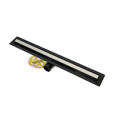 Будкрам купить Душевой трап  THIN 60 см с фланцем, горизонтальный, решетка цельнометаллическая Sanpreis