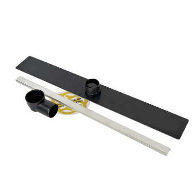 Будкрам купить Душевой трап  THIN 50 см с фланцем, горизонтальный, решетка цельнометаллическая Sanpreis Душевой трап  THIN 50 см с фланцем, горизонтальный, решетка цельнометаллическая Sanpreis 2