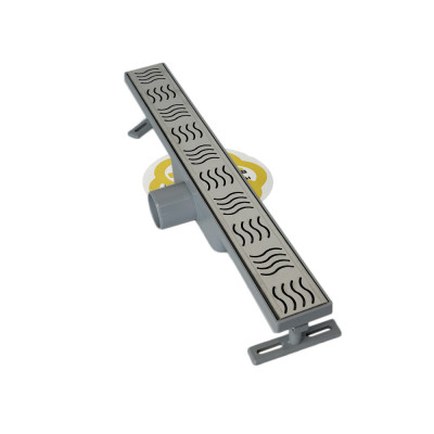 Будкрам купить Душевой трап CLASSIC 60 см, горизонтальный, гидрозатвор, решетка волна Sanpreis Душевой трап CLASSIC 60 см, горизонтальный, гидрозатвор, решетка волна Sanpreis 3